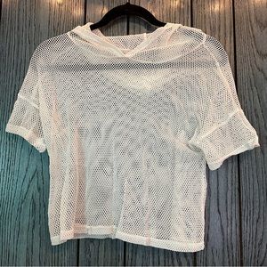 ISABEL JAXON netted top